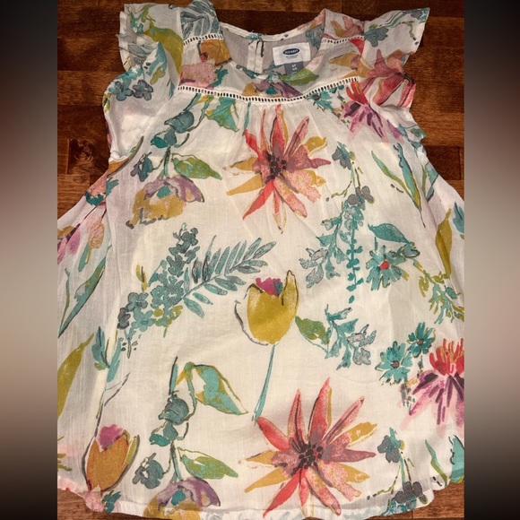 NWT Old Navy Boho 4t dress “Floral Watercolors” size - Picture 2 of 8